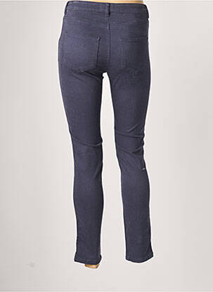 Pantalon slim broderie rivets taille normale bleu ONE STEP femme