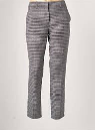 Pantalon chino fermeture zippée sous rabat avec crochet taille normale noir GERRY WEBER femme