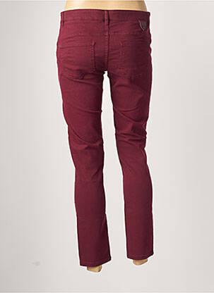 Pantalon slim stretch taille normale rouge IKKS femme