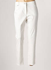 Pantalon slim blanc ANNE KELLY pour femme seconde vue