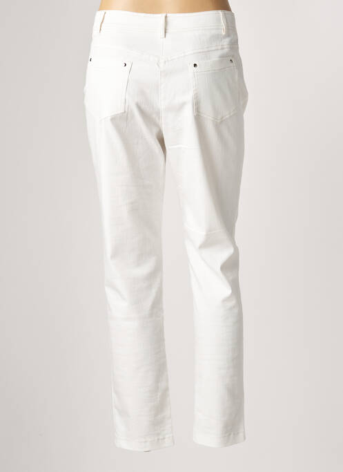 Pantalon slim blanc ANNE KELLY pour femme