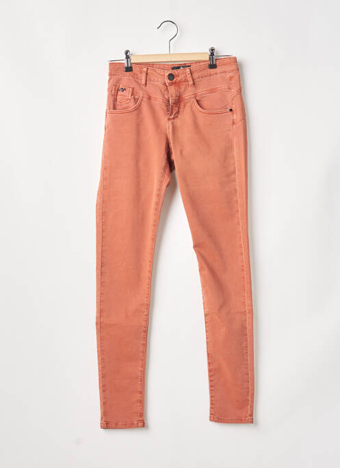 Pantalon slim orange ONE STEP pour femme
