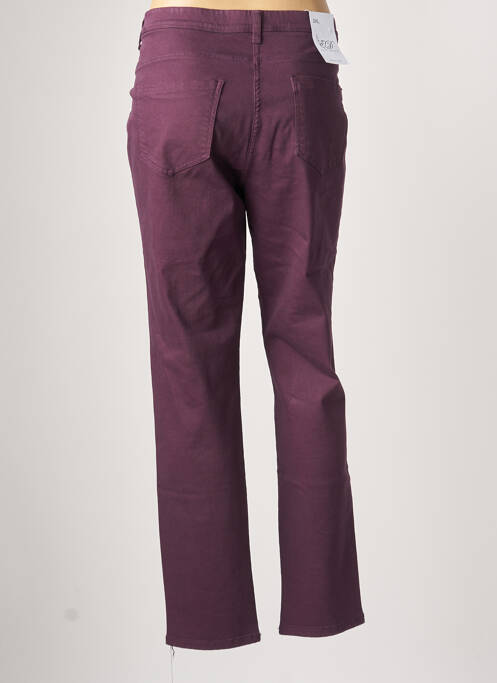 Pantalon slim violet EAST DRIVE pour femme