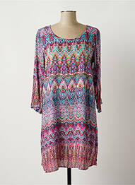 Robe courte manches longues manches longues violet COMPAÑIA FANTASTICA femme