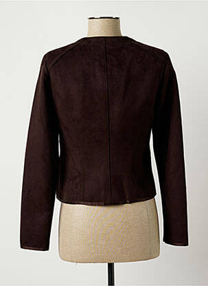 Veste casual col rond marron GERRY WEBER femme