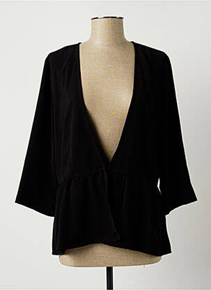 Veste casual manches longues noir FRANSA femme
