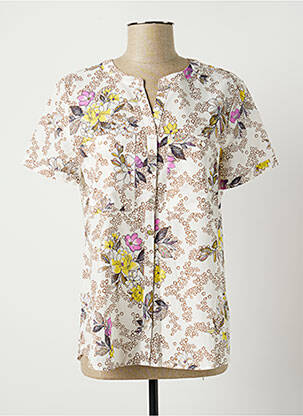 Chemisier poches poitrine manches courtes blanc GERRY WEBER femme