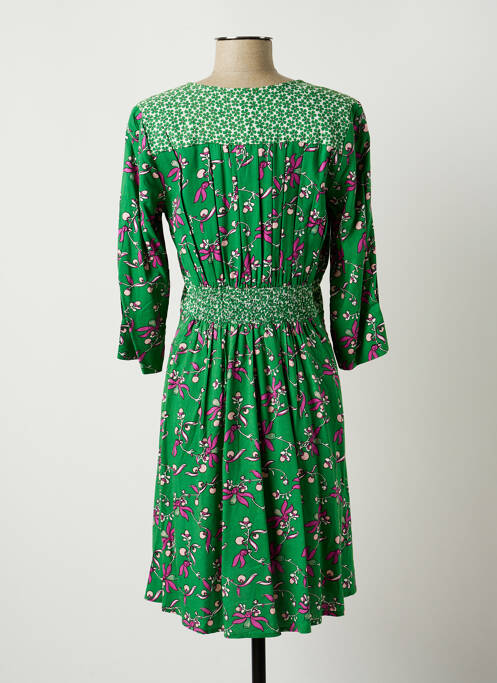 Robe mi-longue vert AN' GE pour femme