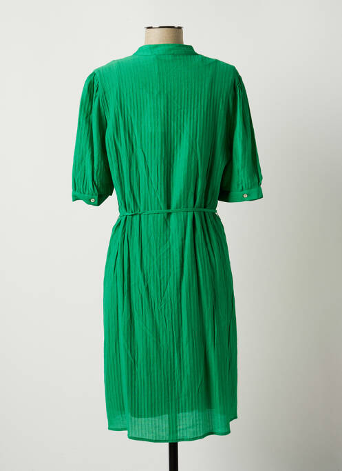 Robe mi-longue vert GEISHA pour femme
