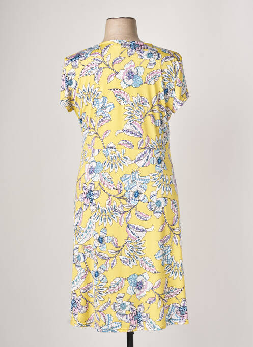 Robe mi-longue jaune LONKEL femme