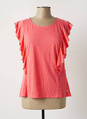 T-shirt stretch manches courtes rose KATMAI femme
