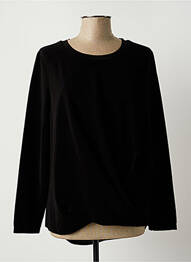 Top col rond manches longues noir GERRY WEBER femme