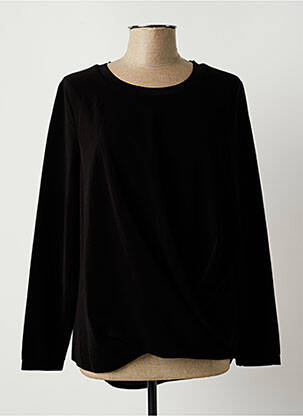 Top col rond manches longues noir GERRY WEBER femme