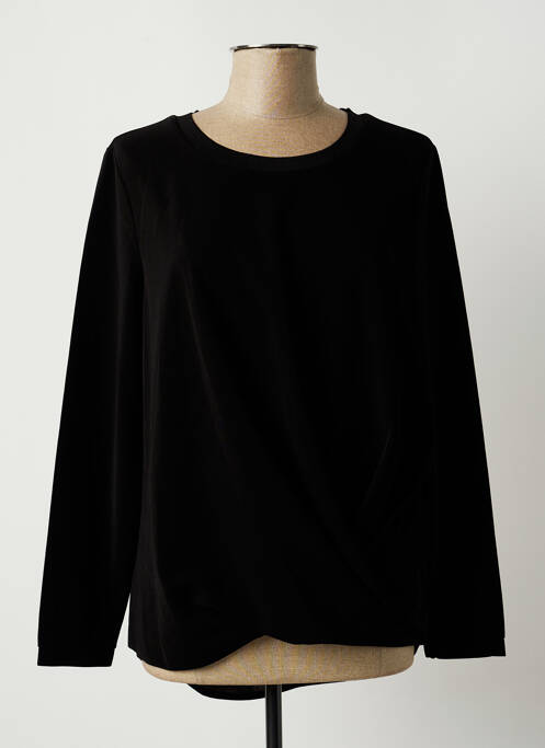Top col rond manches longues noir GERRY WEBER femme
