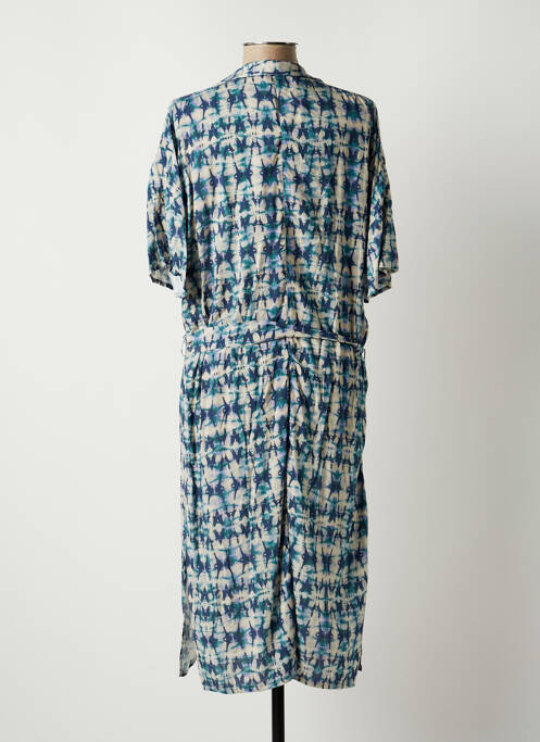 Robe mi-longue bleu EMA BLUE'S pour femme