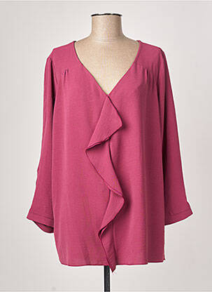 Blouse manches longues manches longues violet SPG WOMAN femme
