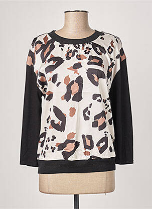 Top tissage jersey manches longues noir GERRY WEBER femme