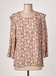 Blouse imprimé fantaisie manches longues vert DIANE LAURY femme
