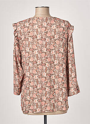 Blouse imprimé fantaisie manches longues vert DIANE LAURY femme