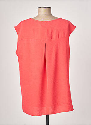 Top coupe fluide sans manche rouge SPG WOMAN femme
