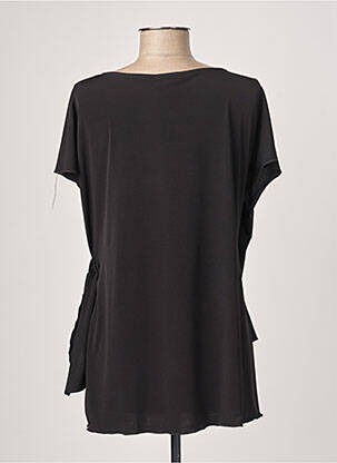 Top stretch manches courtes noir SPG WOMAN femme