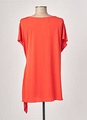 Top stretch manches courtes orange SPG WOMAN femme