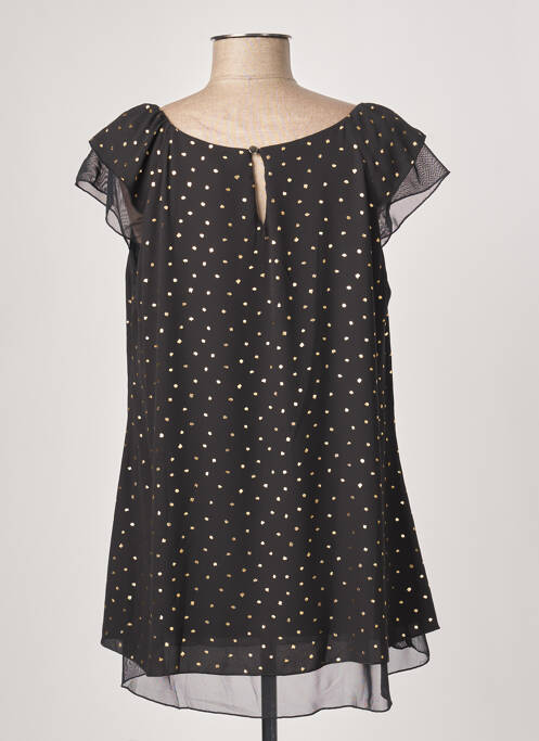 Tunique manches courtes noir SPG WOMAN pour femme