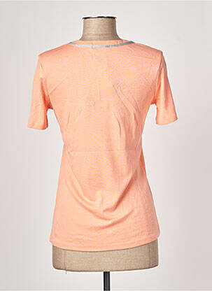 T-shirt col v manches courtes orange DIANE LAURY femme