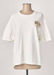 T-shirt beige SUPERDRY pour femme seconde vue
