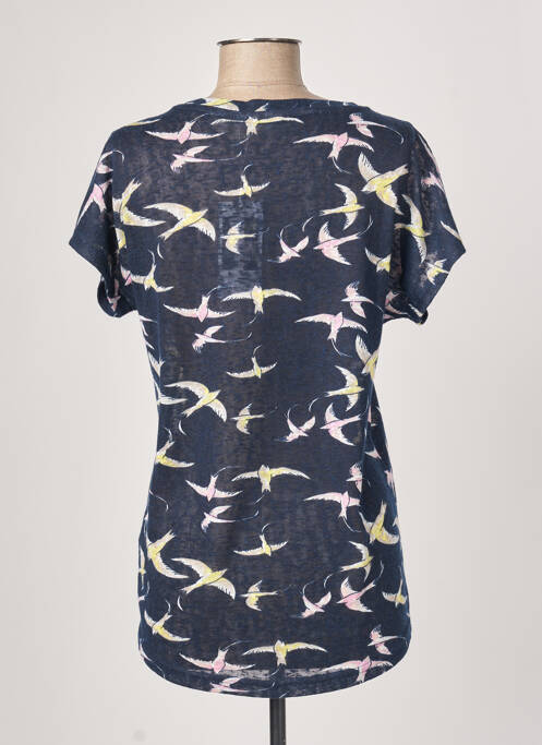 T-shirt bleu FRANSA pour femme