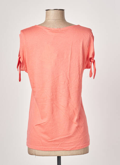 T-shirt orange C'EST BEAU LA VIE femme