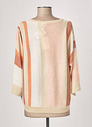 Pull col v manches 3/4 beige DIANE LAURY femme