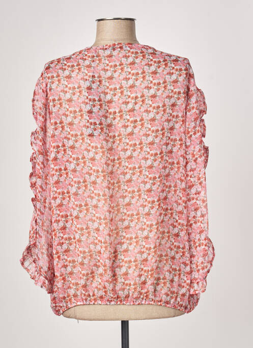 Blouse légère et transparente manches longues rose SCHOOL RAG femme