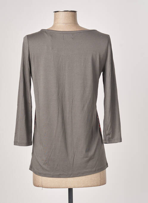 Top gris C'EST BEAU LA VIE pour femme