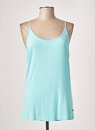 Top stretch fines bretelles bleu CBK femme
