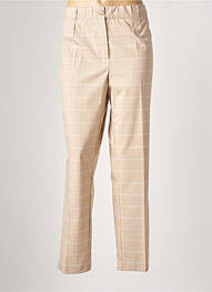 Pantalon chino tissage popeline taille normale beige DIANE LAURY femme