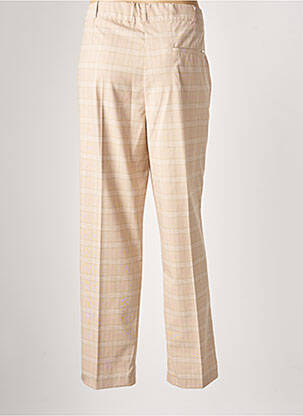 Pantalon chino tissage popeline taille normale beige DIANE LAURY femme