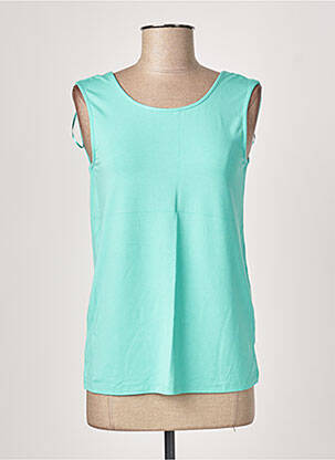 Débardeur stretch sans manche vert DIANE LAURY femme