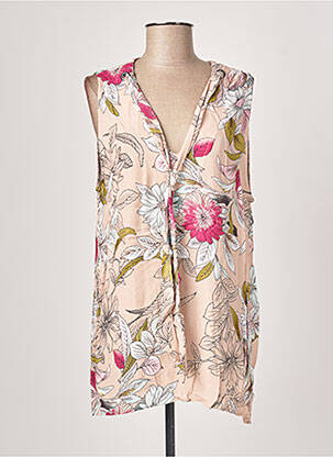Top coupe fluide sans manche rose ESQUALO femme