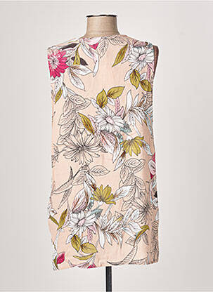 Top coupe fluide sans manche rose ESQUALO femme