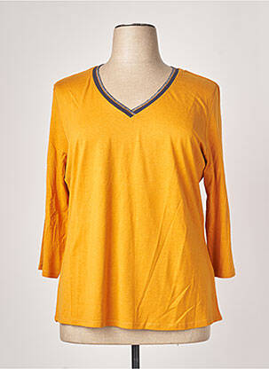T-shirt orange C'EST BEAU LA VIE pour femme
