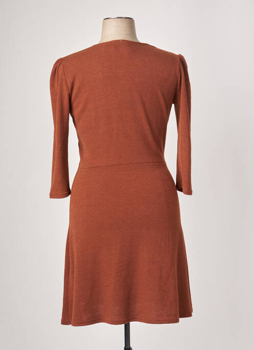 Robe mi-longue marron LONKEL pour femme