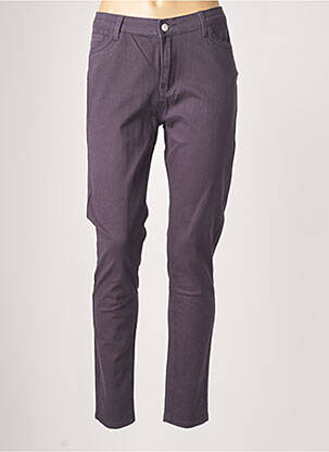 Pantalon slim stretch taille normale gris LA FIANCEE DU MEKONG femme