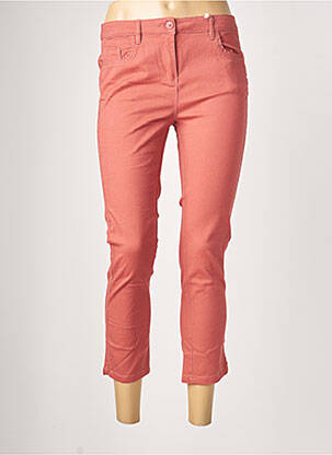 Pantacourt stretch taille normale marron C'EST BEAU LA VIE femme