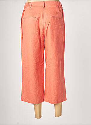 Pantacourt coupe droite taille normale orange C'EST BEAU LA VIE femme