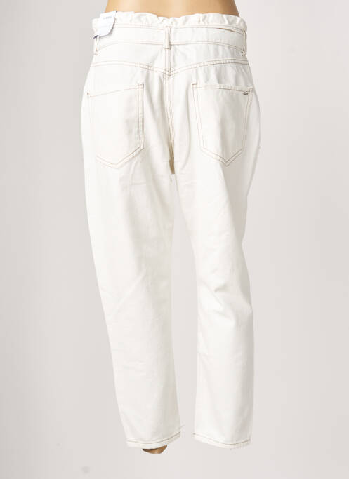 Jeans coupe droite blanc TIFFOSI pour femme