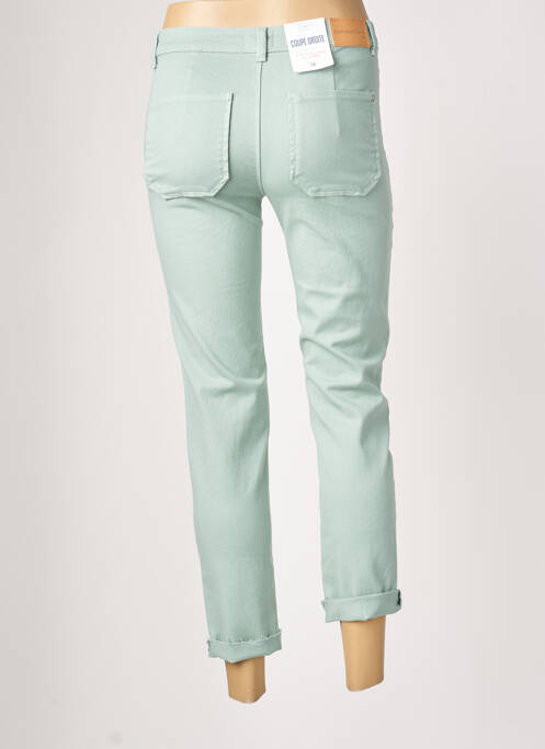 Jeans coupe slim vert C'EST BEAU LA VIE pour femme