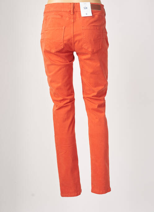 Pantalon slim orange DIANE LAURY pour femme