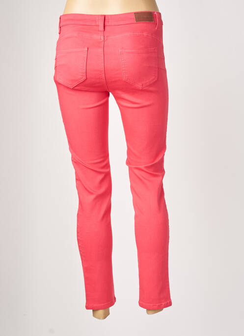 Pantalon slim rouge C'EST BEAU LA VIE pour femme