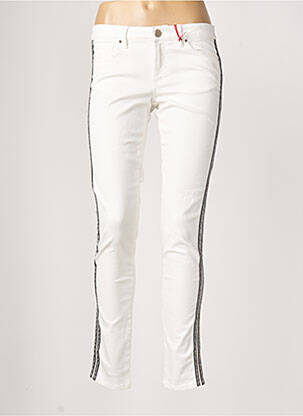 Jeans coupe slim slim taille normale blanc I.CODE (By IKKS) femme
